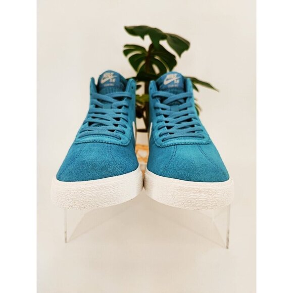 Nike Women's SB Bruin HI Noise Aqua/Summit White Shoes 9.5 US - Picture 2 of 8